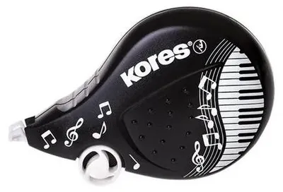Korekčný roller, 4,2 mm x 8 m, KORES "Scooter Black&White", mix farieb