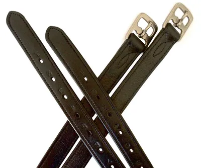 Steigbügelleder, superweich, mit Edelstahlschnallen, 121,9 cm