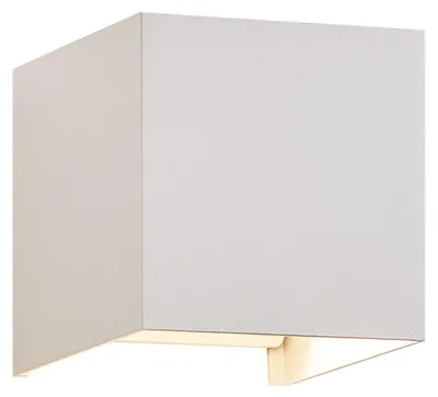 Image de ZMH Led Applique murale 1ER Extérieur Blanc Applique murale G9 Blanc chaud Moderne Up Down IP65 Etanche Applique murale extérieure Faisceau réglable Lampe de couloir