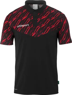 Produktbild von Uhlsport Progressive 28 Poloshirt Herren - Schwarz / Rot