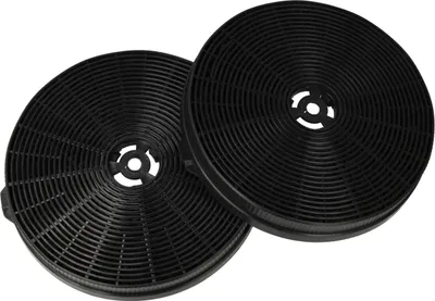 Produktbild von vhbw 2x Aktivkohlefilter kompatibel mit Exquisit KFD80-8, XKFD 5060-8, KFD 60-8.2 Dunstabzugshaube - 17,5 cm