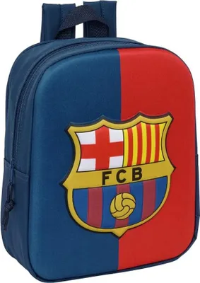 Produktbild von Safta Fc Barcelona 3d Mini 6l 22x10x27 Cm Rucksack Rot,Blau Kinder Rot,Blau One Size