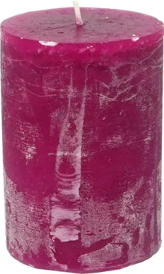 Produktbild von Stumpenkerze durchgefärbt beere 8 x Ø 6 cm