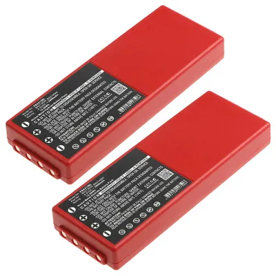 Immagine prodotto di subtel 2x Batteria per Telecomando Compatibile con HBC Radiomatic Spectrum 3, BA213020, BA214061, BA210 – (2000mAh, 6V)