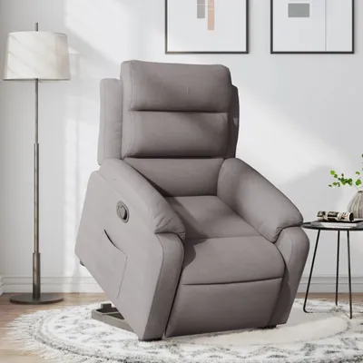 Image de 2025 Fauteuil relax moderne avec releveur Tissu taupe - Fauteuil TV & Relax,Design 5727481 2parcel
