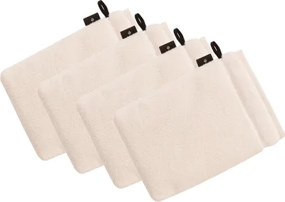 Produktbild von 4er Pack Waschhandschuh Pure von der Marke Vossen 22 x 16 cm