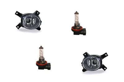Produktbild von Nebelscheinwerfer H11 Links & Rechts Set passend für Audi A3 8P & Leuchtmittel 8E0941699C 8E0941699E Johns