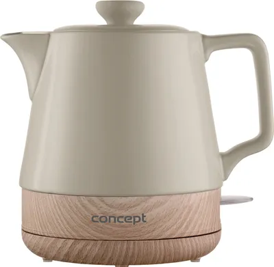 Obrázek produktu pro Concept RK0061, 1 l, 1200 W, Hnědá, Dřevo, Keramický, Bezkabelový
