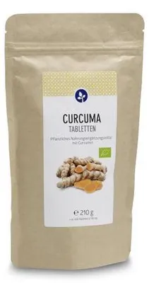 Obrázek produktu pro Kurkuma 600 mg organické tablety 300 ks
