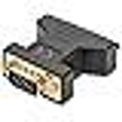 Produktbild von VGA Grafik Adapter, VGA zu DVI-I (24+5), Full HD 60 Hz, 1920 x 1200 Pixel, Schwarz
