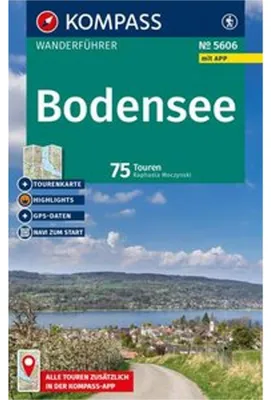 Produktbild von KOMPASS Wanderführer Bodensee, 75 Touren mit Extra-Tourenkarte