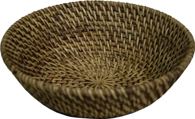 Zdjęcie produktu dla Bowl Basket Koszyk wypleciony z naturalnego materiału 100% rattanu Ata