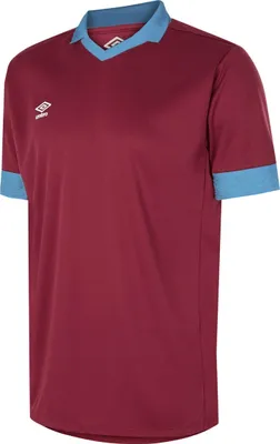 Image de Umbro - Maillot "Tempest" pour homme UO833 (XL) (Rouge vin/bleu ciel)