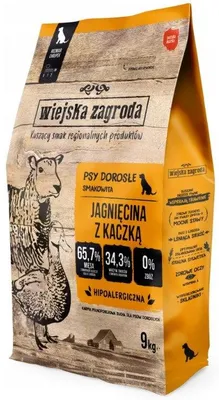 Image de Wiejska Zagroda croquettes pour chiens agneau au café