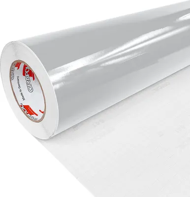 Produktbild von DecoMeister Möbelfolie selbstklebend 100x100 cm - Hellgrau Hochglanz - Einfarbig Klebefolie für Möbel - Klebefolie Möbel für einfache Anwendung, ideal für die Renovierung von Küche oder Bad - Möbelfolie
