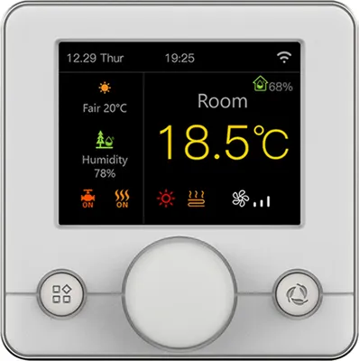 Obrázok produktu pre Inteligentný WIFI termostat s farebným RGB LCD displejom 3A Inteligentný termostat na ohrev vody Regulátor konštantnej teploty pre vnútorné použitie Digitálny programovateľný termostat