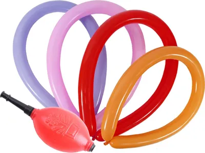 Produktbild von Party Stars Ballonpumpe mit 12 Modelballons