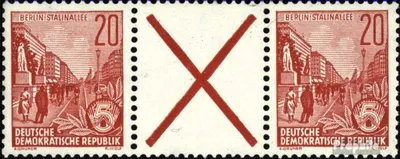 Produktbild von Briefmarken DDR 1957 Mi WZ8 postfrisch Fuenfjahresplan