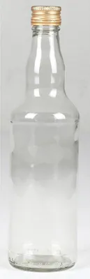 Produktbild von 12x Glasflasche 0,5L Schraubkappe Verschluss Saft Wasser Trinken Küche Speisen
