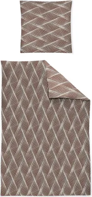 Produktbild von Irisette Edel-Flanell Bettwäsche-Garnitur Pablo-8371 Größe 135x200+80x80 cm Farbe terra-50