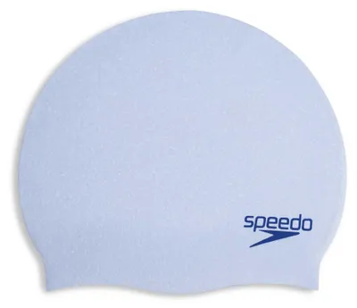 Produktbild von Speedo Schwimmkappe recyceltes Silikon blau für Erwachsene - nachhaltig