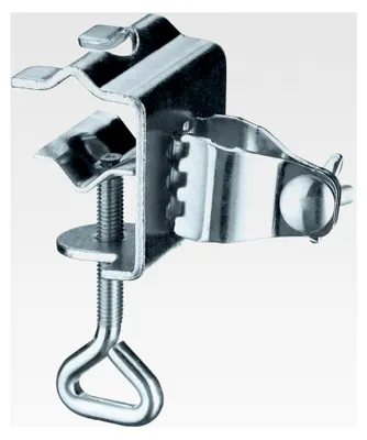 Produktbild von Tischklammer für Gartenschirme, Stahl, 0.3 kg, Silber