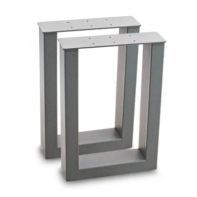 Produktbild von Bituxx Tischbeine Stahl 30x43cm Grau MS-16842