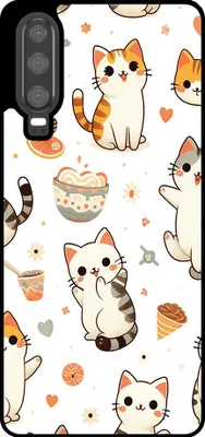 Obrázok produktu pre Smartphonica Puzdro na telefón vhodné pre Huawei P30 s potlačou mačky - TPU zadný kryt puzdro cat design