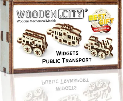 Zdjęcie produktu dla WOODEN.CITY WR334, 36 szt., Pojazdy, 14 lat(a)