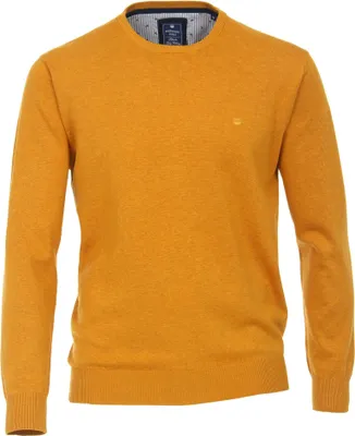 Produktbild von REDMOND Casual Herren Pullover Langarm Rundhals Comfort Gelb L