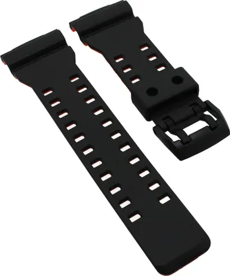 Produktbild von Casio G-Shock Uhrenarmband Resin schwarz GA-700BR-1A GAW-100BR-1A