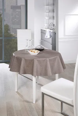 Produktbild von Tischdecke Oslo anthrazit Ø 140 cm