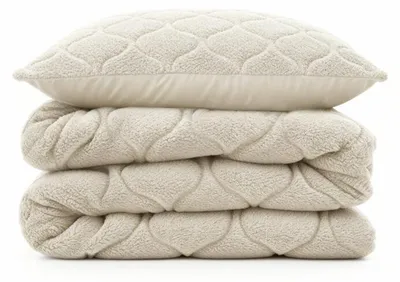 Imagen del producto de Sleeptime, edredón Lazy, color beige, 140 x 200 cm, con funda de almohada de lujo