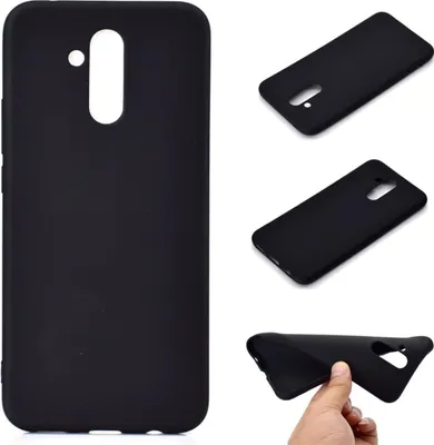 Produktbild von Hülle für Huawei Mate 20 Lite Silikon Case Handy Cover Bumper Schutzhülle Matt