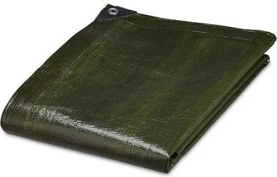 Produktbild von Wasserdichtes 140g/m² Tarp 3x4m grün durchsichtig