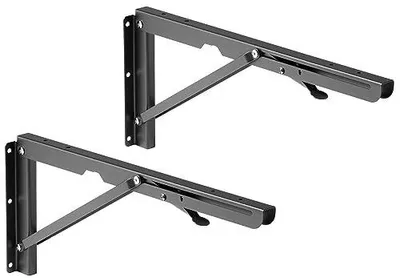 Zdjęcie produktu dla Uchwyt ścienny składany konsola metalowa do półki 50 kg