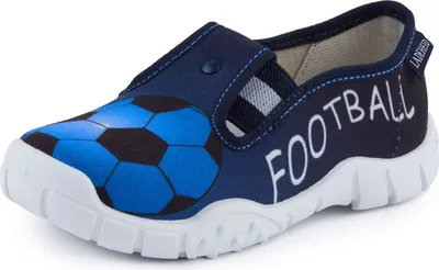 Produktbild von Ladeheid Jungen Hausschuhe mit Einlegesohlen LAVI0011 (Blau, 26 EU)