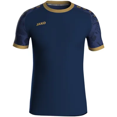 Produktbild von Jako Iconic Trikot Kurzarm Kinder - Navy / Marine / Gold