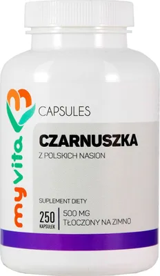 Produktbild von MyVita Schwarzkümmelöl in Kapseln 500 mg, 250 Kapseln.