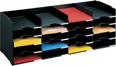 Produktbild von PAPERFLOW Sortierstation Formularbox 20 Fächer schwarz