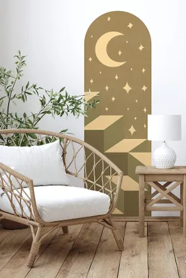 Image de Wallity, ERSYSTCKR4, sticker mural décoratif, multicolore, 100 % PVC, 53 x 152 cm