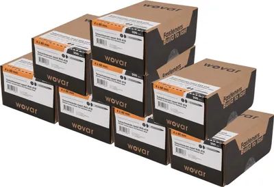 Image de Vis pour coffrage à clavettes Noir Acier inoxydable 410 4 x 60 mm Torx 20 Filetage partiel - 1600 pièces