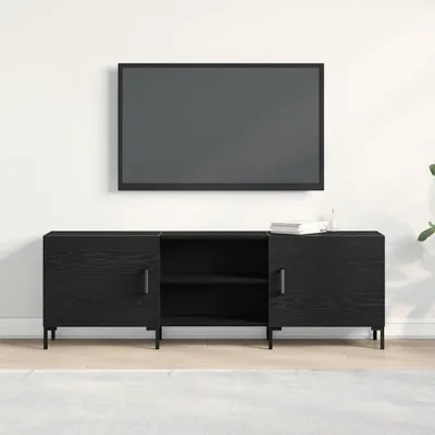 Immagine prodotto di Maison Exclusive - Mobile TV nero effetto rovere 150 x 30 x 50 cm