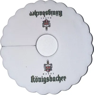 Produktbild von Königsbacher Bier Tropfenfänger Bierdeckel Pilsrosette Schaumfänger 100 Stk.