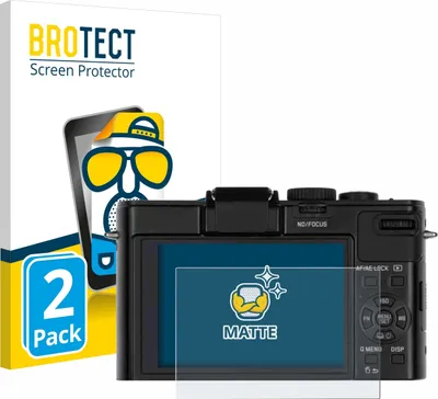 Produktbild von 2x BROTECT Schutzfolie für Leica D-Lux 6 Displayschutz Displayschutzfolie Folie Matt Entspiegelungsfolie