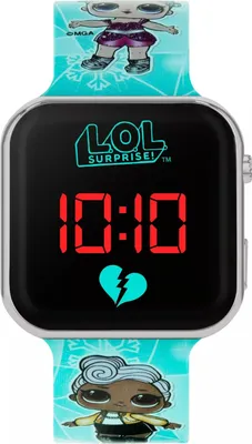 Image de Montre LED Disney L.O.L. turquoise, taille unique - Bijoux Disney