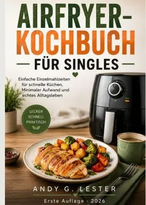 Produktbild von airfryer-kochbuch für singles