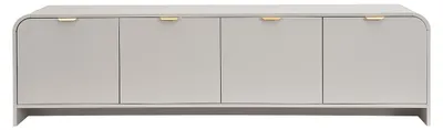 Produktbild von TV-Schrank mit 4 Türen – Beige mit Gold – ORALINO