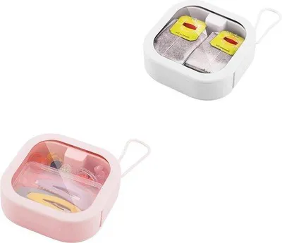 Immagine prodotto di Piccolo porta-ferri da stiro con coperchio trasparente - confezione da 2