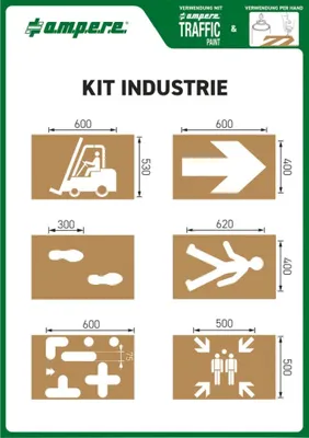 Immagine prodotto di Set di stencil Stencils KIT Industria